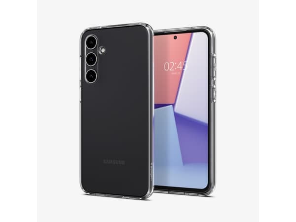 Spigen Liquid Crystal - Baksidedeksel for mobiltelefon - termoplast-polyuretan (TPU) - krystallklar - for Samsung Galaxy S23 FE