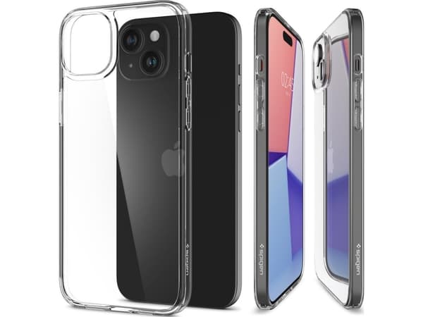 Spigen Airskin Hybrid, Suojus, Apple, iPhone 15 Plus, 17 cm (6.7"), Läpinäkyvä