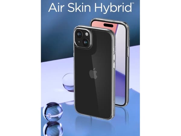 Spigen Airskin Hybrid, Suojus, Apple, iPhone 15 Plus, 17 cm (6.7"), Läpinäkyvä