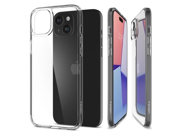 Spigen Airskin Hybrid, Suojus, Apple, iPhone 15 Plus, 17 cm (6.7"), Läpinäkyvä