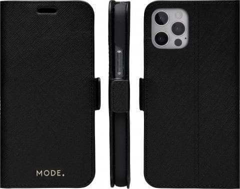 dbramante1928 Milano, Lommebok-etui, Apple, iPhone 12/12 Pro, 15,5 cm (6.1"), Sort