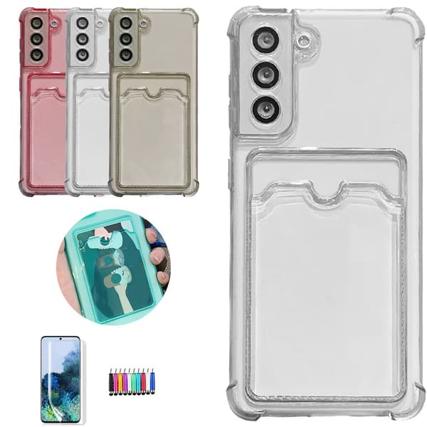 Samsung Galaxy S21 - Card Cover / Beskyttelse Transparent