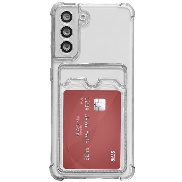 Samsung Galaxy S21 - Card Cover / Beskyttelse Transparent