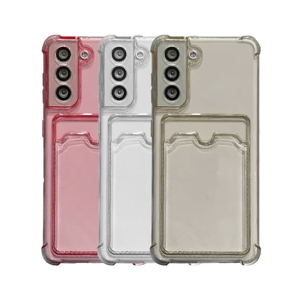 Samsung Galaxy S21 - Card Cover / Beskyttelse Transparent