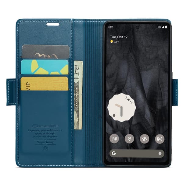 CASEME Lommebok-deksel til Pixel 8 Pro - Blå