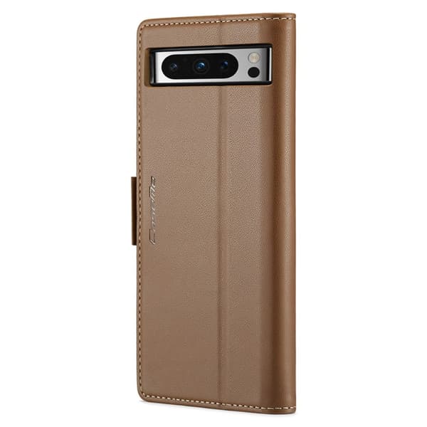 CASEME Plånboksfodral till Pixel 8 Pro - Brun