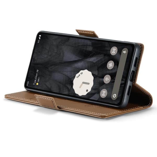 CASEME Plånboksfodral till Pixel 8 Pro - Brun