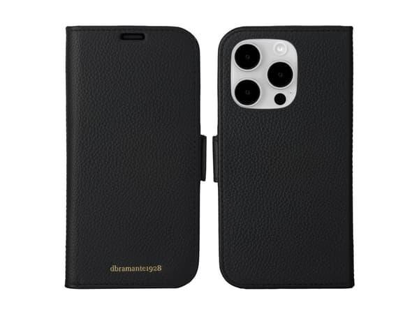 dbramante1928 New York, Folio-kotelo, Apple, iPhone 15 Pro, Musta