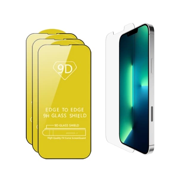 3-Pack Premium Skærmbeskyttelse i Hærdet Glas til iPhone