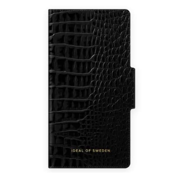 iDeal of Sweden iPhone 13 Pro Plånboksfodral Neo Noir Croco - Svart
