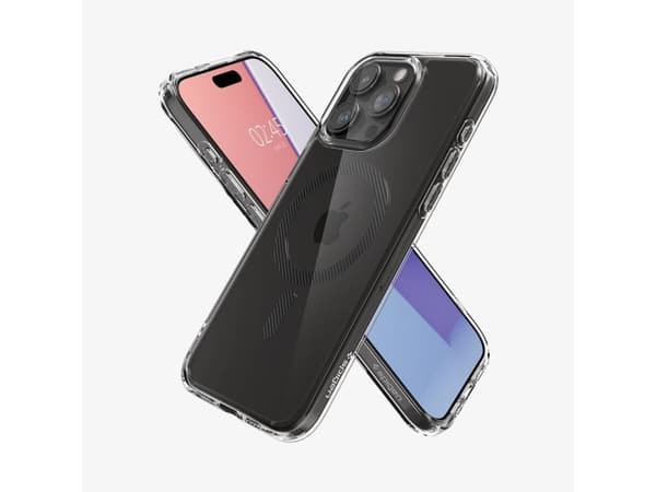 Spigen Ultra Hybrid MagFit, Suojus, Apple, iPhone 15 Pro, 15,5 cm (6.1"), Läpinäkyvä