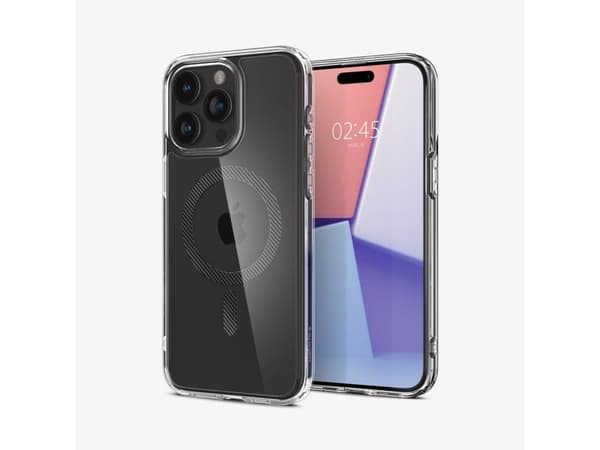 Spigen Ultra Hybrid MagFit, Suojus, Apple, iPhone 15 Pro, 15,5 cm (6.1"), Läpinäkyvä