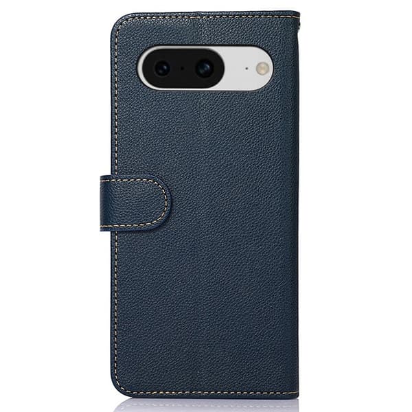 KHAZNEH Plånboksfodral till Google Pixel 8 - Blå/Brun