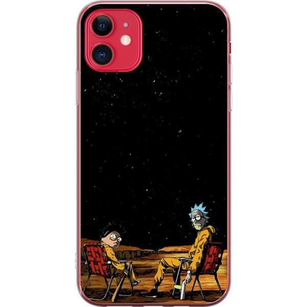 Apple iPhone 11 Gjennomsiktig deksel Rick og Morty