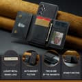 Miniatyrbild 5 av 10: DG.MING 2 in 1 Magnetic Card Slot Case Samsung Galaxy S23 FE Black
