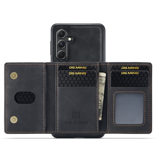 DG.MING 2 in 1 Magnetic Card Slot Case Samsung Galaxy S23 FE Black