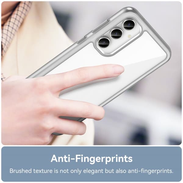 Hybrid Edge Case Samsung Galaxy S23 FE Transparent