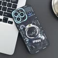 Miniatyrbild 4 av 6: TPU telefonfodral Skal för iPhone 15 Pro Fodral Katt - Svart