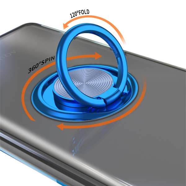 Til Pixel 8 Pro TPU telefontaske med ringstøtte