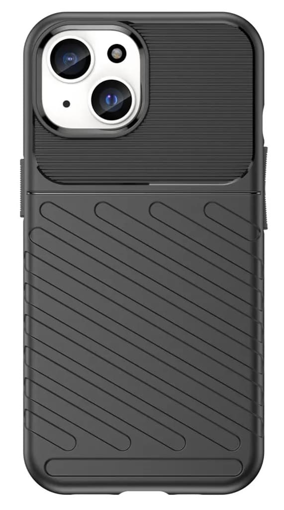 TPU-kotelo iPhone 15:lle, musta