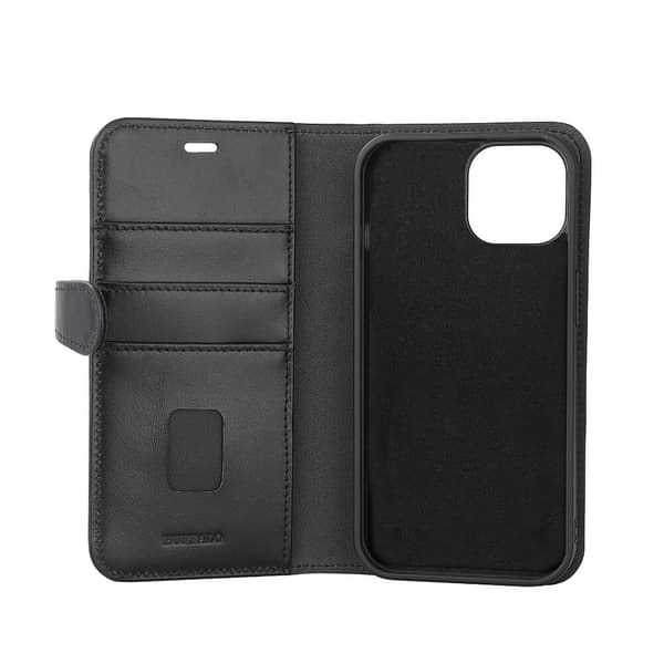 Buffalo Mobildekseel 2-i-1 3 Kort MagSeries Svart  - iPhone 15