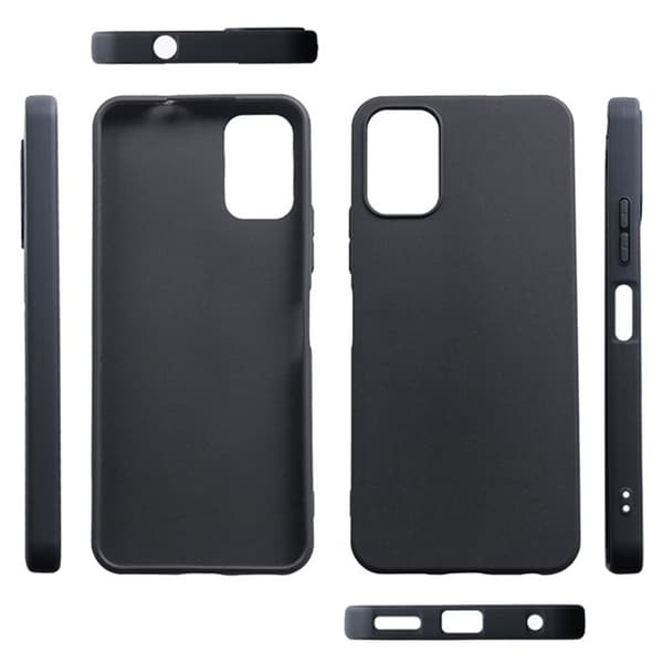 Slim-Fit TPU Telefondeksel til Nokia C32 - Svart