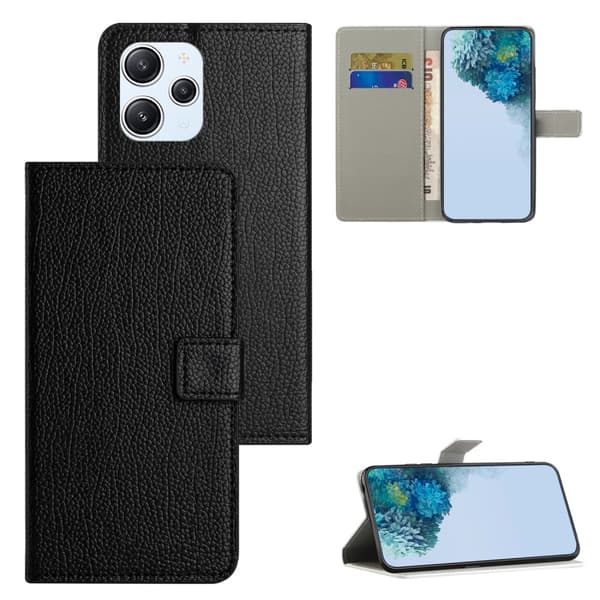 För Xiaomi Redmi 12 Plånboksfodral Telefonfodral Fodral Ställ