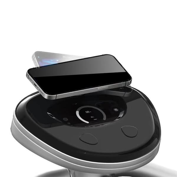 Mobilhållare Dual Magnetic 360 Degree Rotating - Svart