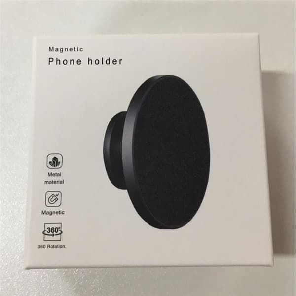 Mobilhållare Dual Magnetic 360 Degree Rotating - Svart