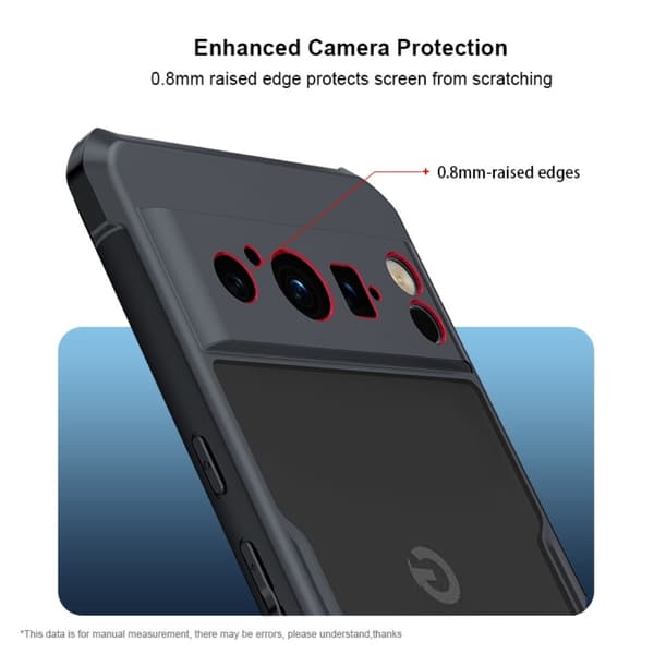 XUNDD TPU Hybrid Deksel til Pixel 8 - Svart