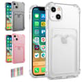 Miniatyrbillede 1 af 11: iPhone 15 - Card Cover / Beskyttelse Transparent