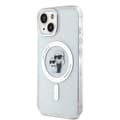 Miniatyrbild 3 av 8: Karl Lagerfeld iPhone 15 Plus Mobilskal Magsafe Glitter - Clear