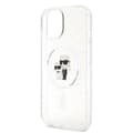 Miniatyrbild 6 av 8: Karl Lagerfeld iPhone 15 Plus Mobilskal Magsafe Glitter - Clear