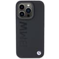 Miniatyrbild 3 av 8: BMW iPhone 15 Pro Max Mobilskal Läder Hot Stamp - Svart