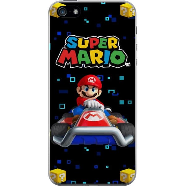 Apple iPhone 5 Läpinäkyvä kuori Super Mario Wonder