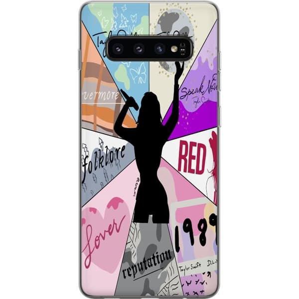 Samsung Galaxy S10 Gennemsigtig cover Taylor Swift