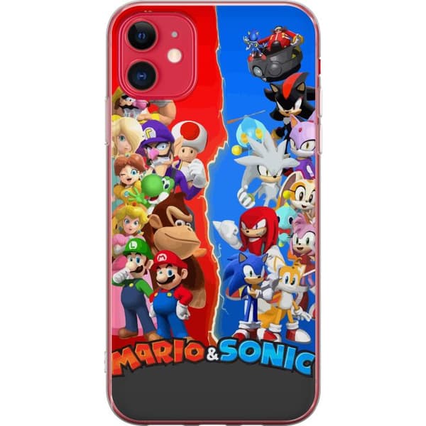 Apple iPhone 11 Gjennomsiktig deksel Super Mario
