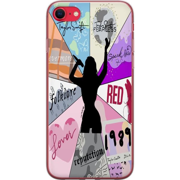 Apple iPhone 8 Läpinäkyvä kuori Taylor Swift