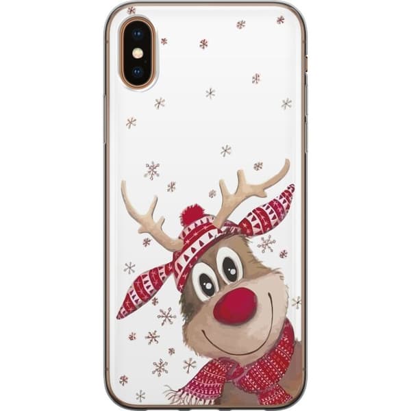 Apple iPhone X Gjennomsiktig deksel God Jul