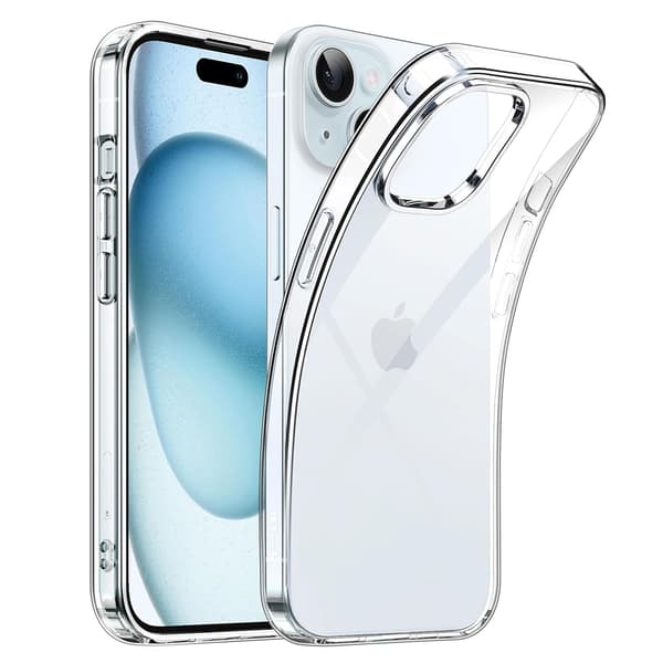 iPhone 15 plus - Stötdämpande TUNT Silikonskal (Floveme)