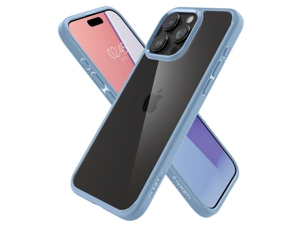 Spigen ACS06572, Omslag, Apple, iPhone 15 Pro Max, 17 cm (6.7"), Blå