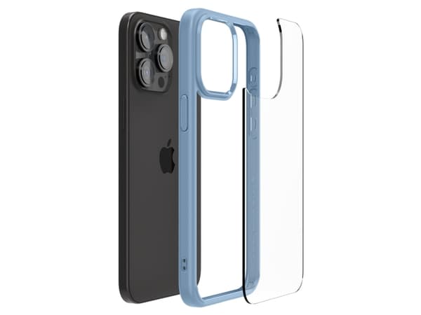 Spigen ACS06572, Omslag, Apple, iPhone 15 Pro Max, 17 cm (6.7"), Blå