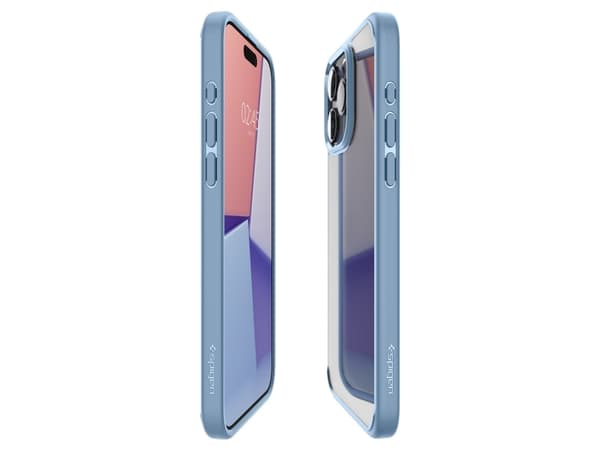Spigen ACS06572, Omslag, Apple, iPhone 15 Pro Max, 17 cm (6.7"), Blå