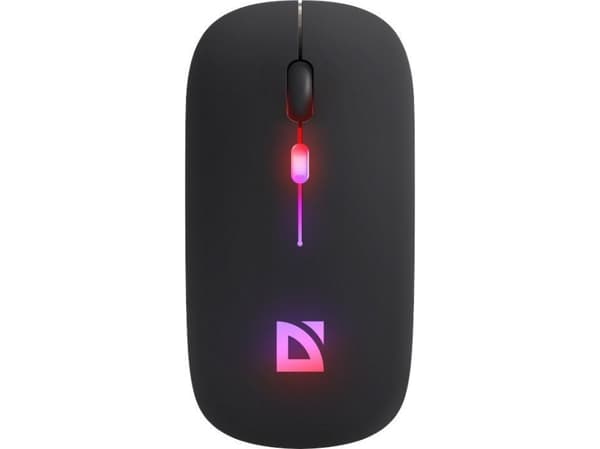 Defender mus TOUCH trådløs lydløs mus MM-997 batteri 800/1200/1600 DPI svart
