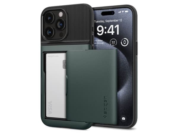 Spigen ACS06731, Etui, Apple, iPhone 15 Pro, 15,5 cm (6.1"), Grønn