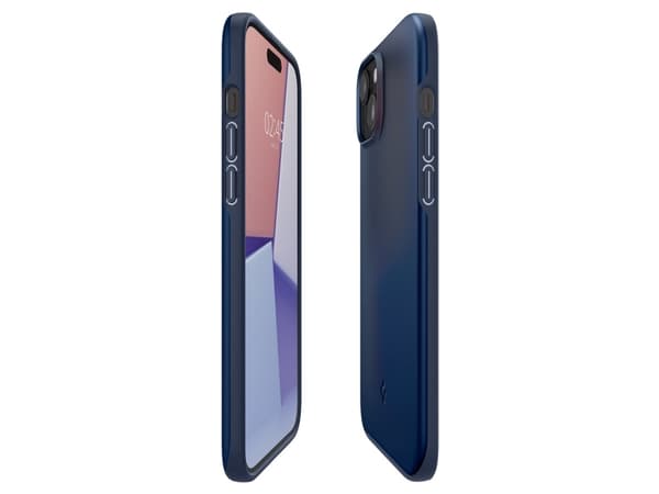 Spigen ACS06640, Etui, Apple, iPhone 15 Plus, 17 cm (6.7"), Marineblå