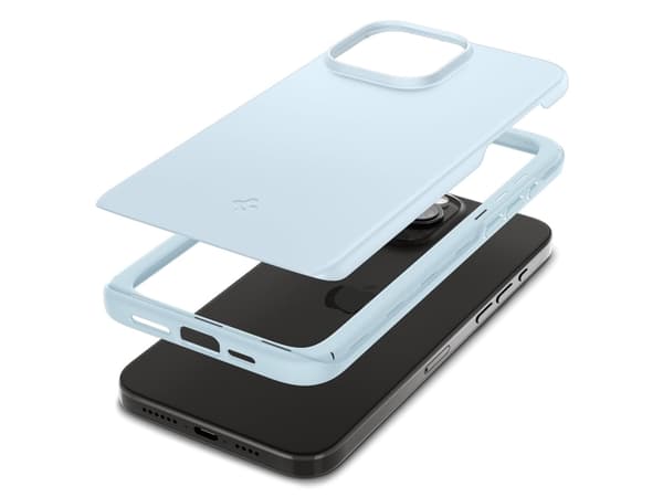Spigen ACS06550, Omslag, Apple, iPhone 15 Pro Max, 17 cm (6.7"), Blå