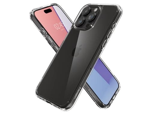 Spigen ACS06471, Suojus, Apple, iPhone 15 Pro, 15,5 cm (6.12"), Läpinäkyvä