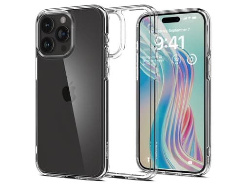 Spigen ACS06471, Suojus, Apple, iPhone 15 Pro, 15,5 cm (6.12"), Läpinäkyvä