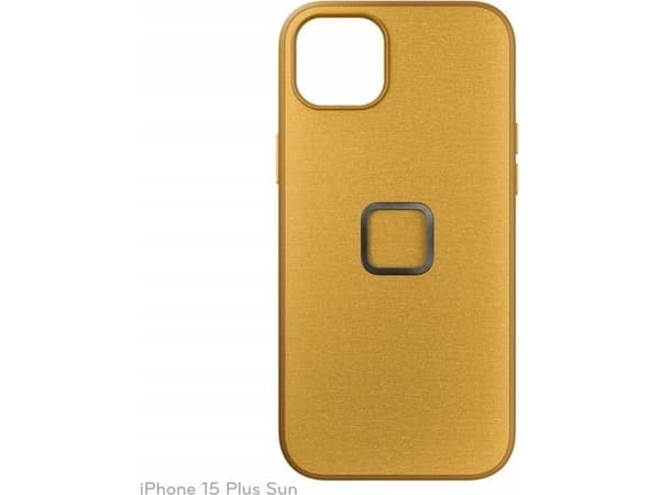 Peak Design Everyday Case, Omslag, Apple, iPhone 15 Plus, 17 cm (6.7"), Gul